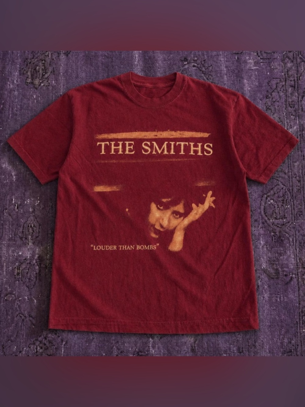 The Smiths Louder Than Bombs Black Indie Rock Band Graphic T-Shirt
